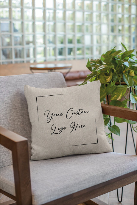 Custom Logo Pillow, Company Pillow, Personalize Pillow Covers, Office Decor Pillow, Custom Pillows, Company Logo Pillow, Company Decor - Arria Home