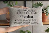 Personalize Grandma Pillow, Grandparent Pillow Cover, Custom Grandpa Pillow, Grandpa Gift, Dad Personalize Pillow, Grandad Gift, Custom Gift - Arria Home