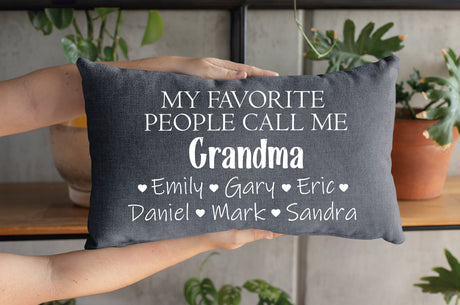 Personalize Grandma Pillow, Grandparent Pillow Cover, Custom Grandpa Pillow, Grandpa Gift, Dad Personalize Pillow, Grandad Gift, Custom Gift - Arria Home