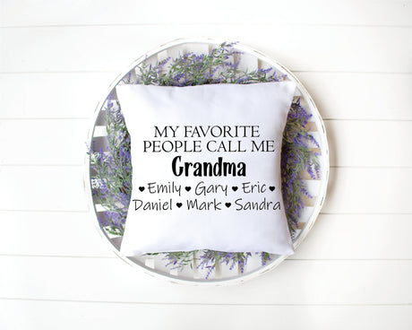 Personalize Grandma Pillow, Grandparent Pillow Cover, Custom Grandpa Pillow, Grandpa Gift, Dad Personalize Pillow, Grandad Gift, Custom Gift - Arria Home