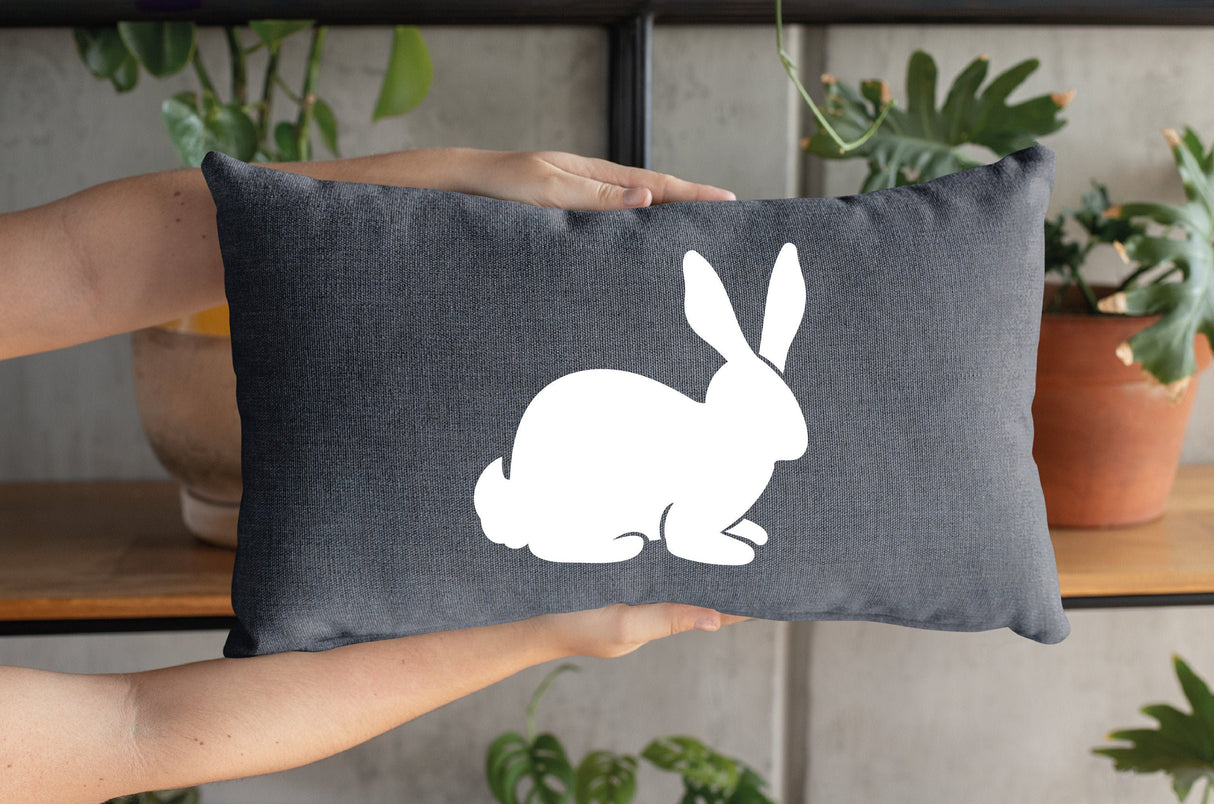 Bunny Name Pillow, Farmhouse Custom Pillow, Animal Pillow, Pet Pillow, Cat, Dog, Bunny, Pig, Horse, Custom Throw Pillow, Personalize Pillow - Arria Home