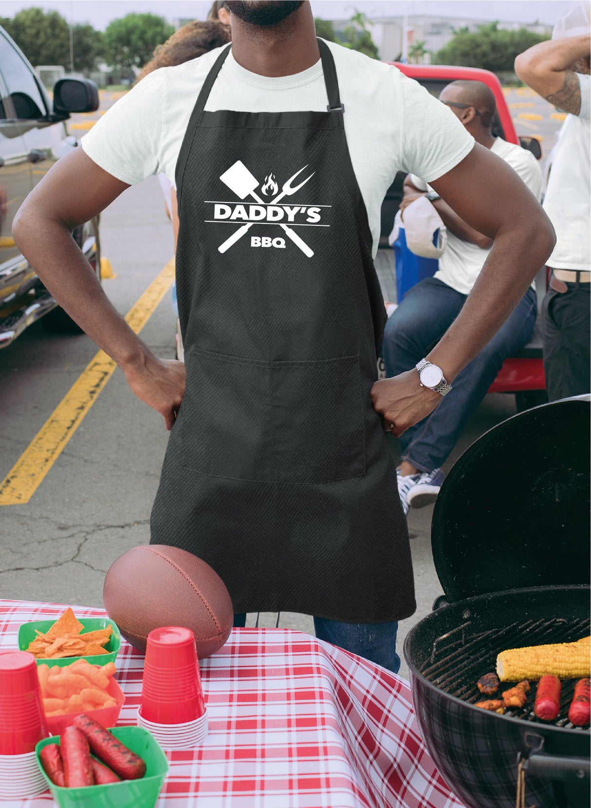 BBQ Dad Apron, Fathers Day Apron, Barbecue Apron, Funny Dad Gift, Gift For Dad, Fathers Day Gift, Apron For Men, Grill BBQ Cooking Apron - Arria Home