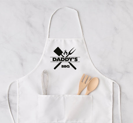 BBQ Dad Apron, Fathers Day Apron, Barbecue Apron, Funny Dad Gift, Gift For Dad, Fathers Day Gift, Apron For Men, Grill BBQ Cooking Apron - Arria Home