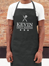 Personalized Apron, Apron For Men, Grill Father Apron, Grill BBQ Cooking Apron, BBQ Dad Apron, Barbecue Apron, Fathers Day Apron, Dad Gift - Arria Home