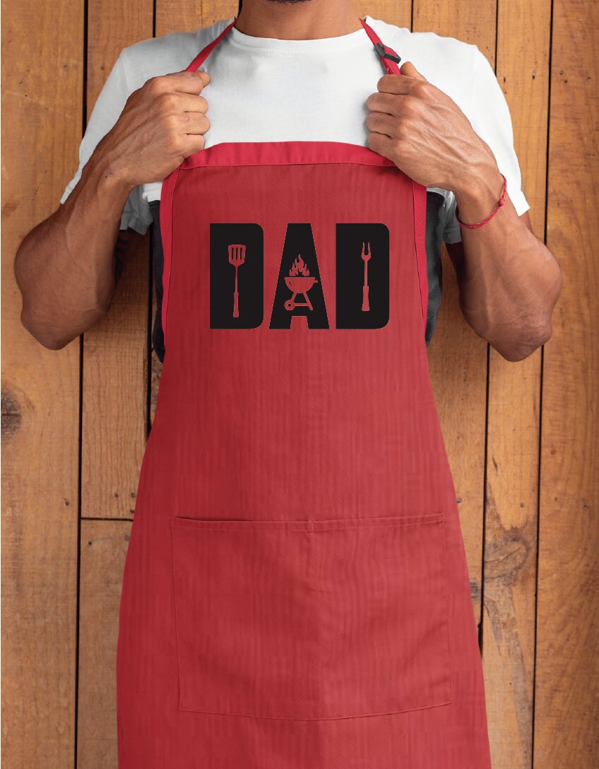 Apron For Men, Dad Apron, Custom Apron, Personalized Apron, Gift for Dad, Customized Apron, Chef Gift, Personalized Gift, Father's Day Gift - Arria Home