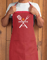 Custom Dad Apron, Father's day Apron, Apron For Men, Personalised Apron, Custom Apron, Apron, Personalize Apron, Father's Day Gift, Dad Gift - Arria Home