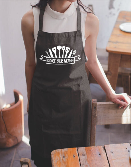 Kitchen Apron, Apron, Personalized Apron, Custom Apron, Chef Apron , Customized Apron, Father's Gift, Personalized Gift, Chef Gif - Arria Home