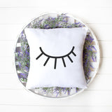 Bedroom Decor, Bedroom Pillow, Eye Pillow, Sleeping Eyelash Pillow, Eyelash Pillow, Wedding Gift, Housewarming Gift, Pillow Covers - Arria Home