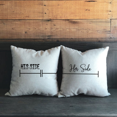 Funny Couple Pillow, Funny Wedding Gift, Newlywed Gift, Housewarming Pillow, Housewarming Gift, Couple Pillow Cover, Couple Pillow Case - Arria Home