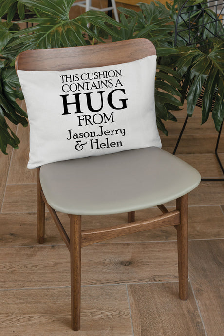 Personalize Hug Pillow, Custom Throw Pillow, Hug Throw Pillow, Grandpa Pillow Cover, Grandparent Pillowcase, Gifts From Grandkids - Arria Home