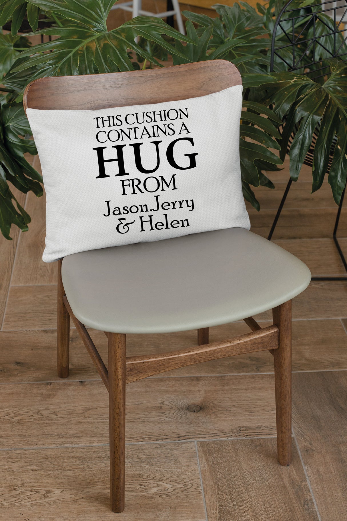 Personalize Hug Pillow, Grandpa Pillow Cover, Custom Name Throw Pillow Cover, Grandparent Pillowcase, Gifts From Grandkids, Fathers Day Gift - Arria Home