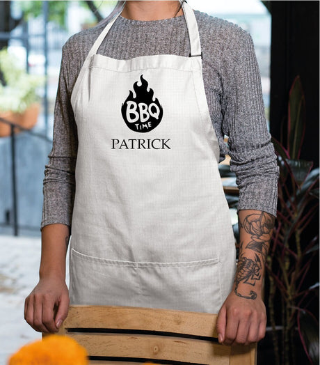 Apron, Bbq Apron, Personalized Apron, Apron for Man, Custom Apron, Customized Apron, Apron for Women, Fathers Day Gift, Personalized Gift - Arria Home