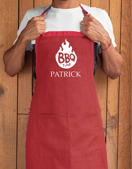 Apron, Bbq Apron, Personalized Apron, Apron for Man, Custom Apron, Customized Apron, Apron for Women, Fathers Day Gift, Personalized Gift - Arria Home