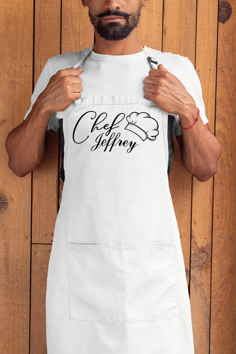 Custom Apron, Chef Apron, Personalize Apron, Head Chef Apron, Cooking Apron, Baking Apron, BBQ Apron, Fathers Day Apron, Fathers Day Gift - Arria Home