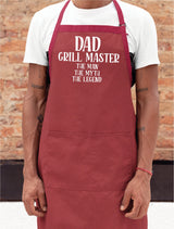 Grill Dad Apron, Bbq Dad Apron, Personalize Dad Apron, Custom Dad Apron, Fathers Day Gift, Fathers Day Apron, Dad Gifts, Gifts For Dad - Arria Home