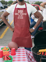 Grill Dad Apron, Bbq Dad Apron, Personalize Dad Apron, Custom Dad Apron, Fathers Day Gift, Fathers Day Apron, Dad Gifts, Gifts For Dad - Arria Home