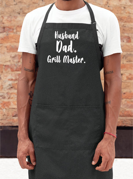 Fathers Day Apron, Bbq Dad Apron, Husband Dad Grill Master, Grill Dad Apron, Apron For Men, Fathers Day Gift, Husband Apron, Gifts For Dad - Arria Home