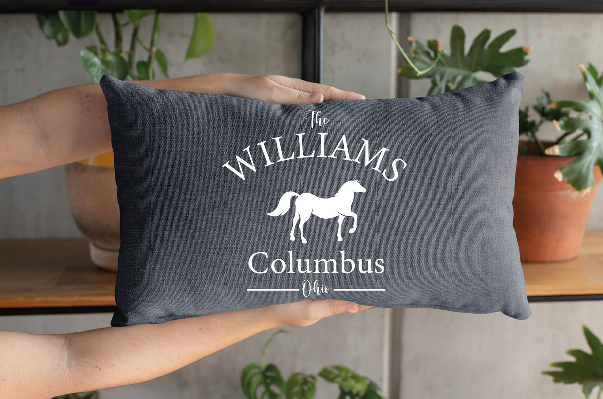 Personalize Farmhouse Animal Pillow, Custom Farmhouse Throw Pillow, Custom Pet Pillow Cover, Pet Name Pillow, Custom Pet Throw Pillow Case - Arria Home