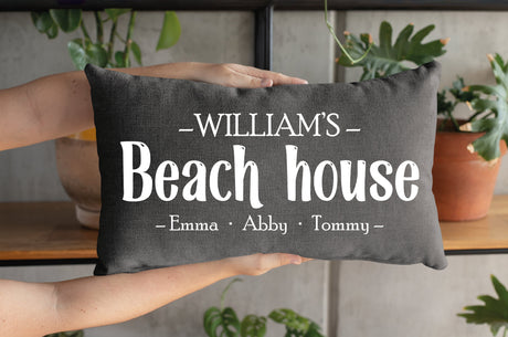 Beach House Pillow, Porch Life Pillow, Patio Pillow Cover, Outdoor Pillow, Summer Pillow, Beach House Decor, New Home Gift, Housewarming - Arria Home