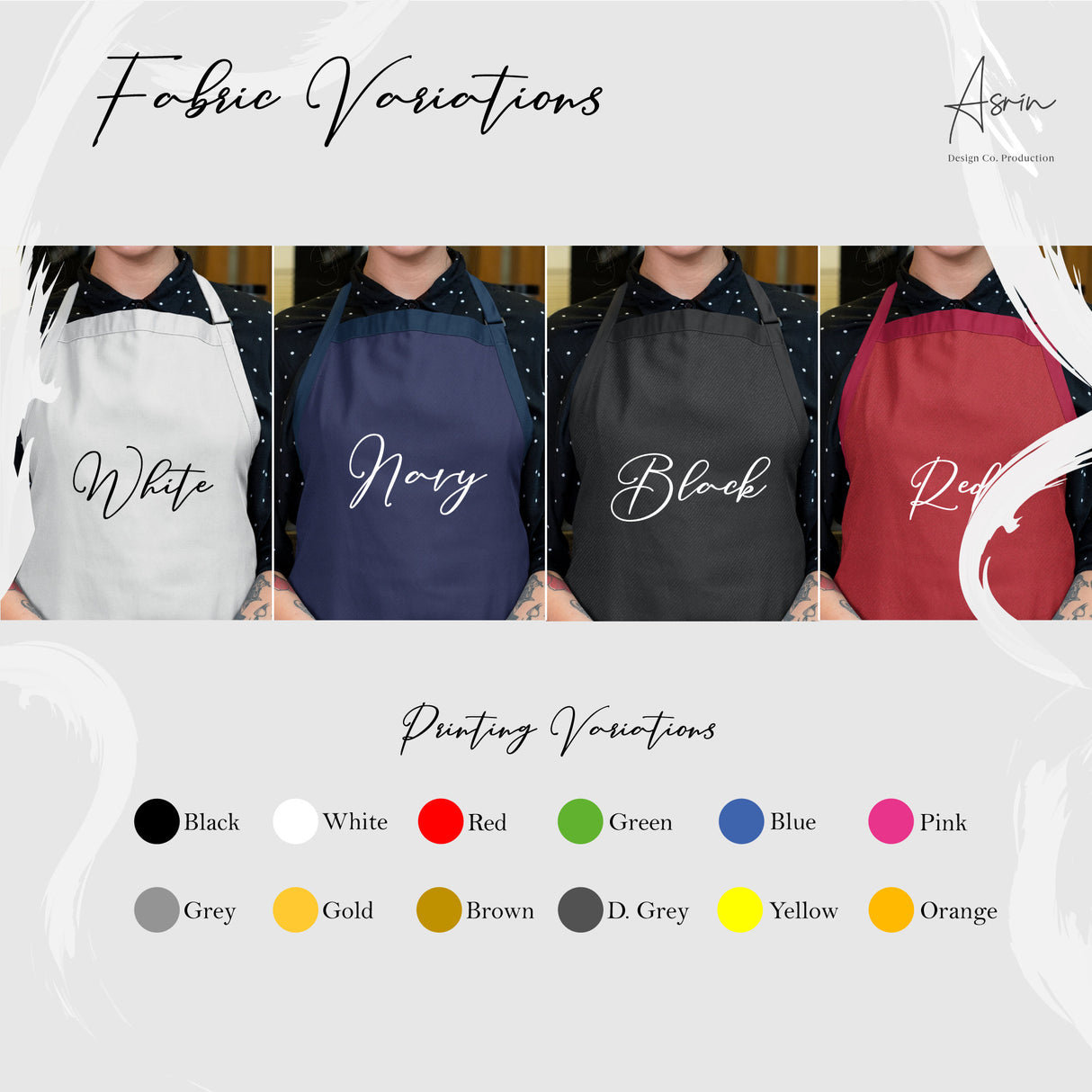 Personalize Apron, Personalized Apron For Women, Custom Apron, Customized Apron, Customizable Apron, Chef Apron, Bakery Apron, Cooking Apron - Arria Home