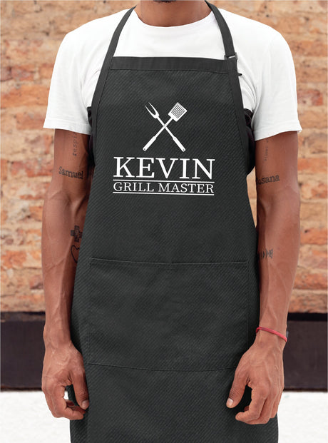 Grill Dad Apron, Barbecue Apron, Bbq Father Apron, Fathers Day Apron, Fathers Day Gift, Kitchen Apron, Chef Apron, Personalize Apron - Arria Home