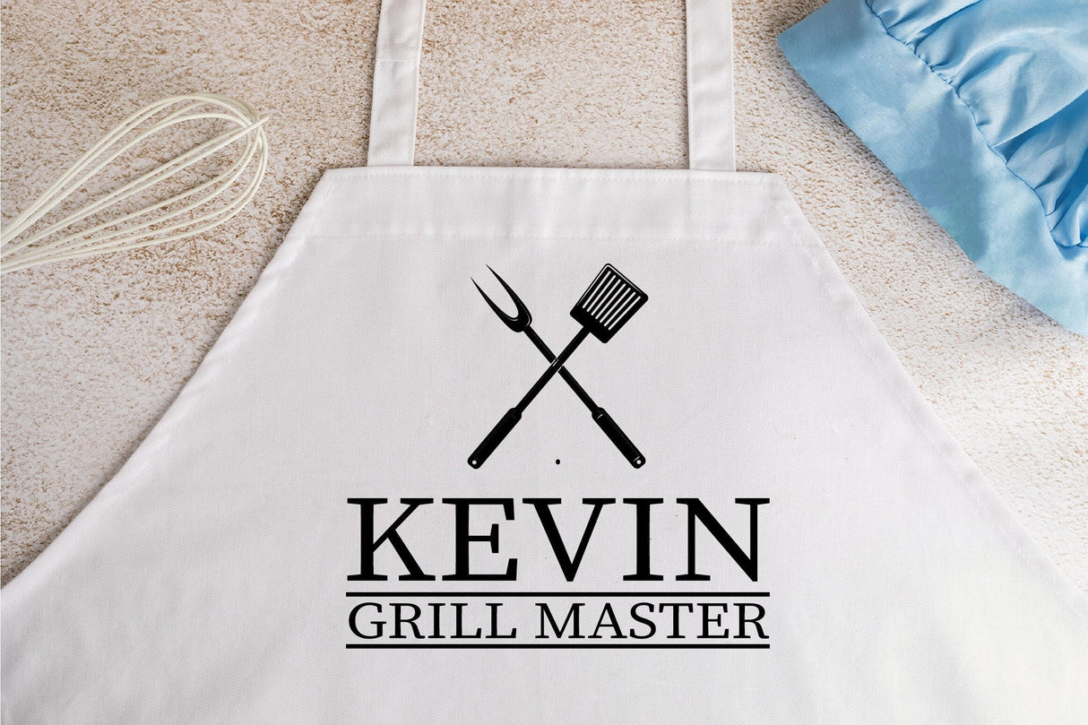 Grill Dad Apron, Barbecue Apron, Bbq Father Apron, Fathers Day Apron, Fathers Day Gift, Kitchen Apron, Chef Apron, Personalize Apron - Arria Home