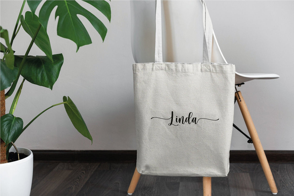 Personalized Tote Bag, Bridesmaid Tote Bag, Bachelorette Tote Bag, Custom Tote Bag, Bride Tote Bag, Name Tote Bag, Personalize Tote Bag - Arria Home