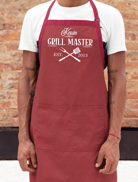 BBQ Dad Apron, Barbecue Apron, Grill Dad Apron, Fathers Day Apron, Funny Dad Gift, Gift For Dad, Fathers Day Gift, Grill BBQ Cooking Apron - Arria Home