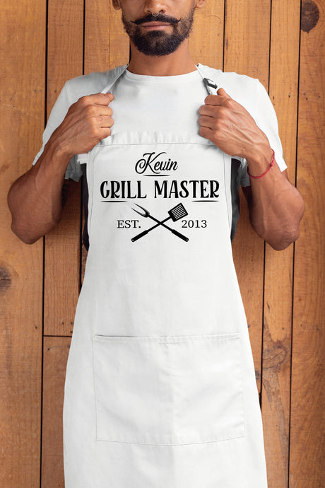 BBQ Dad Apron, Barbecue Apron, Grill Dad Apron, Fathers Day Apron, Funny Dad Gift, Gift For Dad, Fathers Day Gift, Grill BBQ Cooking Apron - Arria Home