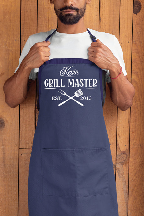 BBQ Dad Apron, Barbecue Apron, Grill Dad Apron, Fathers Day Apron, Funny Dad Gift, Gift For Dad, Fathers Day Gift, Grill BBQ Cooking Apron - Arria Home