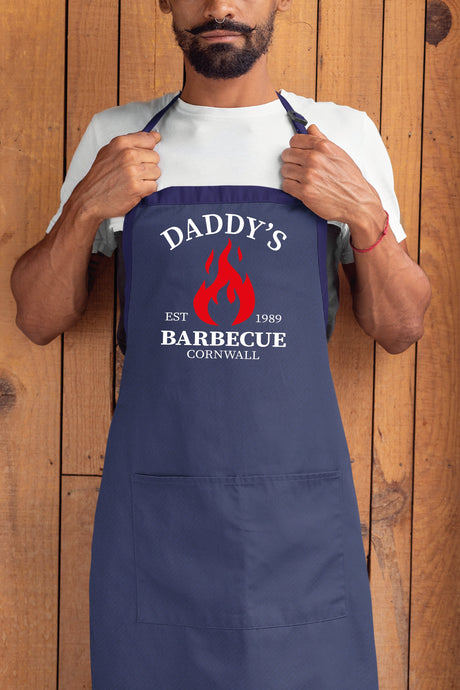 Fathers Day Apron, Grill Dad Apron, BBQ Dad Apron, Barbecue Apron, Dad Apron Gift, Gift For Dad, Fathers Day Gift, Cooking Apron - Arria Home