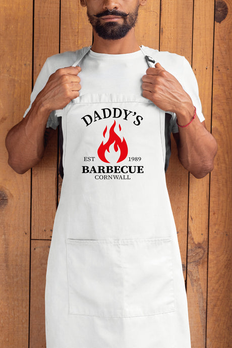 Fathers Day Apron, Grill Dad Apron, BBQ Dad Apron, Barbecue Apron, Dad Apron Gift, Gift For Dad, Fathers Day Gift, Cooking Apron - Arria Home