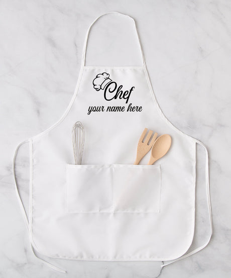 Chef Apron, Head Chef Apron, Customizable Apron, Personalize Apron, Cooking Apron, Kitchen Apron, Baking Apron, BBQ Apron, Fathers Day Gift - Arria Home