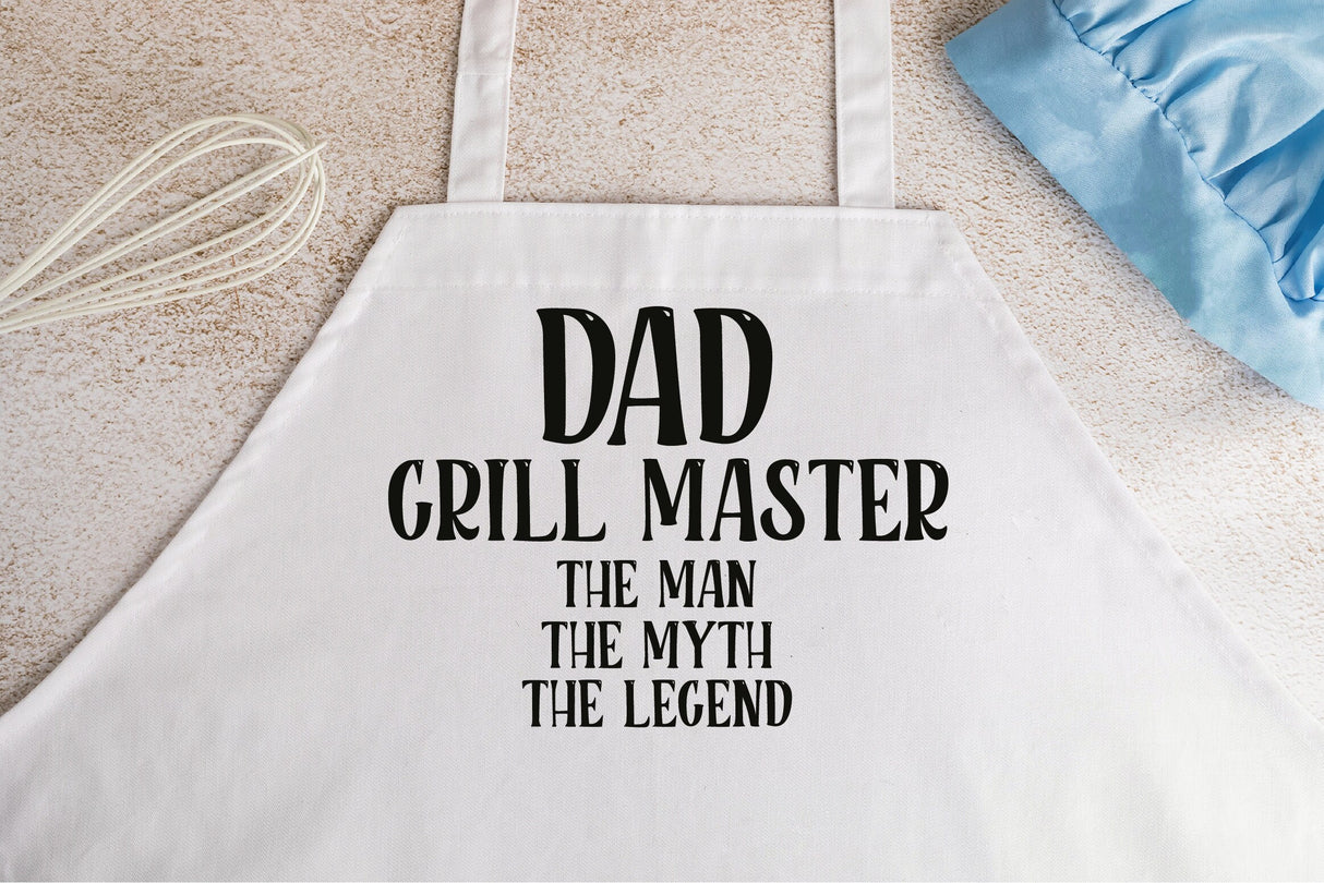 Grill Dad Apron, Bbq Dad Apron, Personalize Dad Apron, Custom Dad Apron, Fathers Day Gift, Fathers Day Apron, Dad Gifts, Gifts For Dad - Arria Home