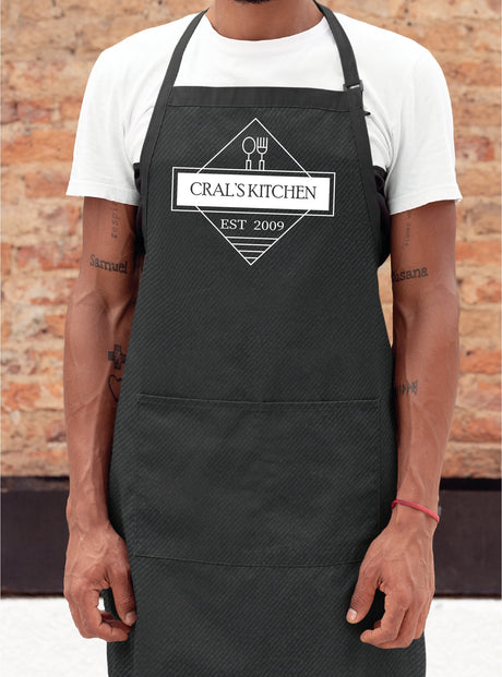 Kitchen Apron, Chef Apron, Custom Apron, Personalized Apron, Cooking Apron, Baking Apron, Apron For Men, Apron For Woman, Personalize Apron - Arria Home