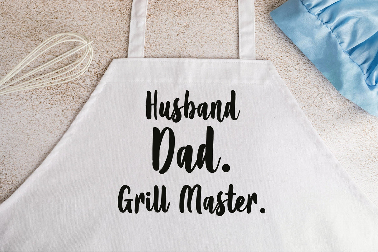 Fathers Day Apron, Bbq Dad Apron, Husband Dad Grill Master, Grill Dad Apron, Apron For Men, Fathers Day Gift, Husband Apron, Gifts For Dad - Arria Home