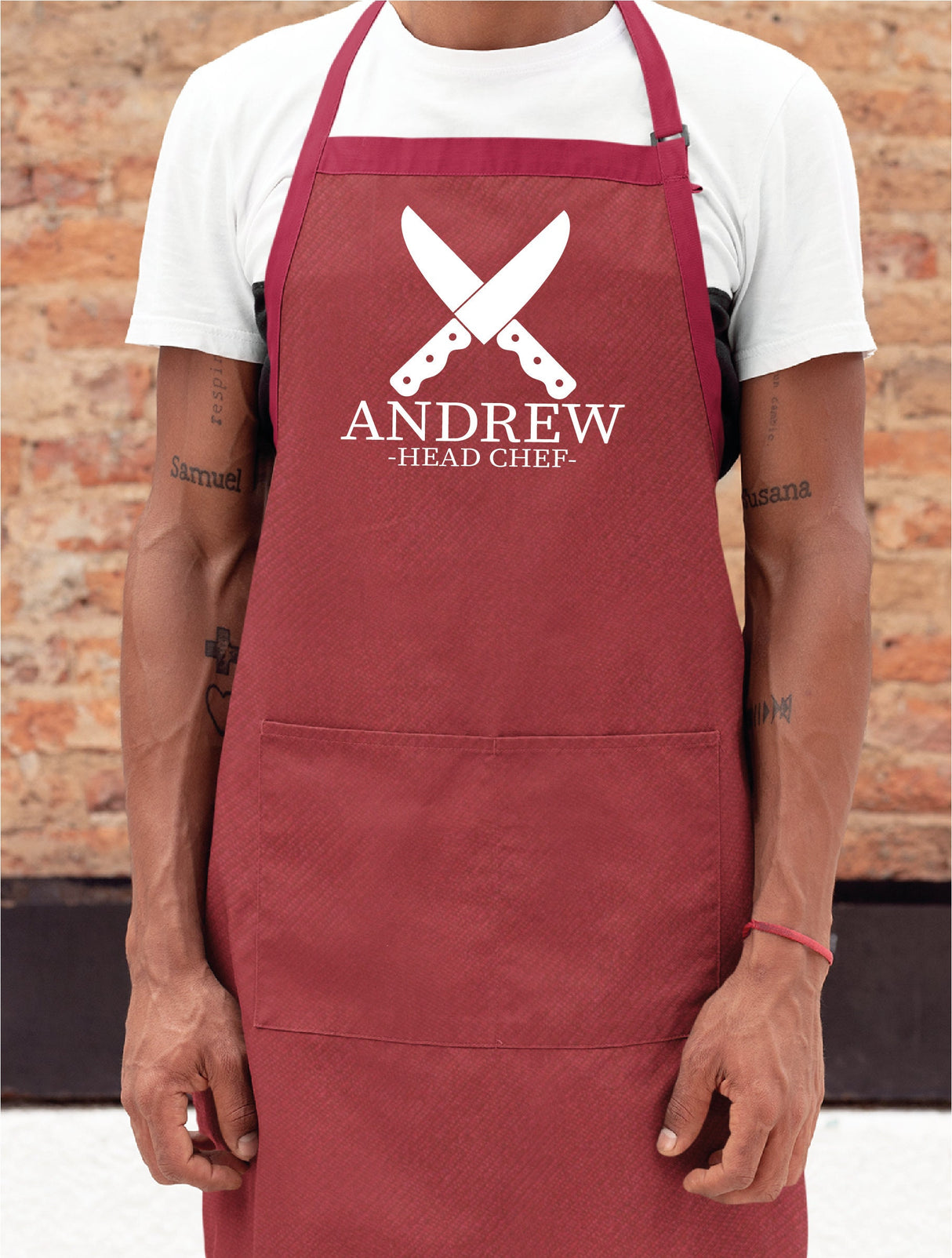 Head Chef Apron, Chef Apron, Personalized Apron, Custom Apron, Cooking Apron, Baking Apron, Fathers Day Apron, Fathers Day Gift, - Arria Home