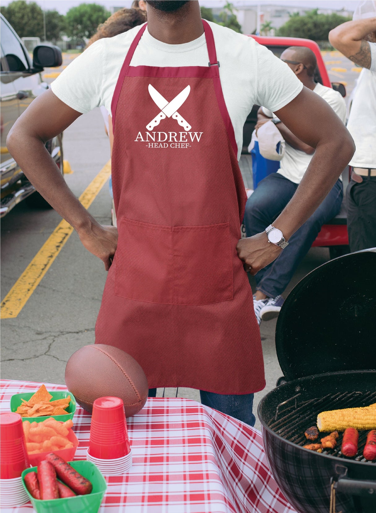 Head Chef Apron, Chef Apron, Personalized Apron, Custom Apron, Cooking Apron, Baking Apron, Fathers Day Apron, Fathers Day Gift, - Arria Home