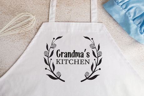 Grandma Apron, Grandma Kitchen Apron, Personalized Apron, Custom Apron, Cooking Apron, Baking Apron, Nana Gift, Grandma Giftndma - Arria Home