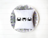 Boat Pillow, Nautical Pillow, Beach House Pillow, Crab Pillow, Beach House Decor, Boat Decor, Coastal Decor, Boating Pillow, Nautical Decor - Arria Home