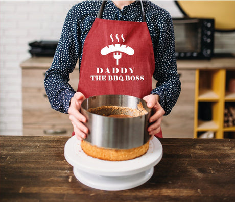 Dad Apron, Apron, Bbq Apron, Custom Apron, Personalized Apron, Apron for Men, Personalised Apron, Chef Gift, Father's Day Gift, Bbq Gift - Arria Home