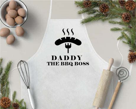 Dad Apron, Apron, Bbq Apron, Custom Apron, Personalized Apron, Apron for Men, Personalised Apron, Chef Gift, Father's Day Gift, Bbq Gift - Arria Home