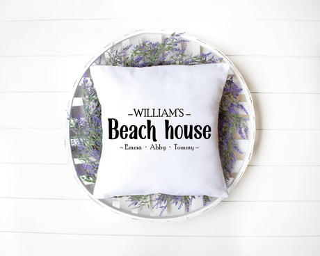 Beach House Pillow, Porch Life Pillow, Patio Pillow Cover, Outdoor Pillow, Summer Pillow, Beach House Decor, New Home Gift, Housewarming - Arria Home