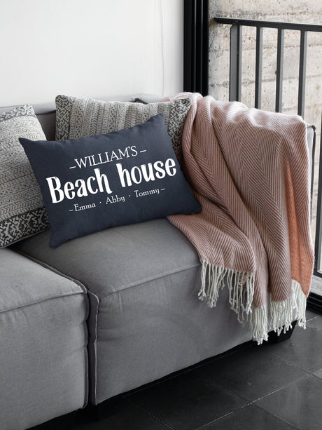 Beach House Pillow, Porch Life Pillow, Patio Pillow Cover, Outdoor Pillow, Summer Pillow, Beach House Decor, New Home Gift, Housewarming - Arria Home