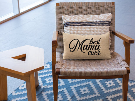 Best Mama Ever Pillow, Mom Pillow, Custom Mama Pillow, Custom Lumbar Pillow, Gift For Mom, Mom Gifts, Mama Gift, Mothers Day Pillow - Arria Home