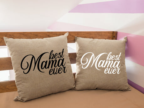 Best Mama Ever Pillow, Mom Pillow, Custom Mama Pillow, Custom Lumbar Pillow, Gift For Mom, Mom Gifts, Mama Gift, Mothers Day Pillow - Arria Home