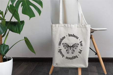 Butterfly Tote Bag, Cute Tote Bag, Tote Bag Aesthetic, Canvas Tote Bag, Kindness Tote Bag, Tote Bags For Women, Personalized Tote - Arria Home