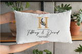 Wedding Gift Pillow, Personalized Wedding Pillow, Newlywed Gift, Wedding Gift, Personalized Pillow, Personalize Pillow, Custom Wedding Gift - Arria Home