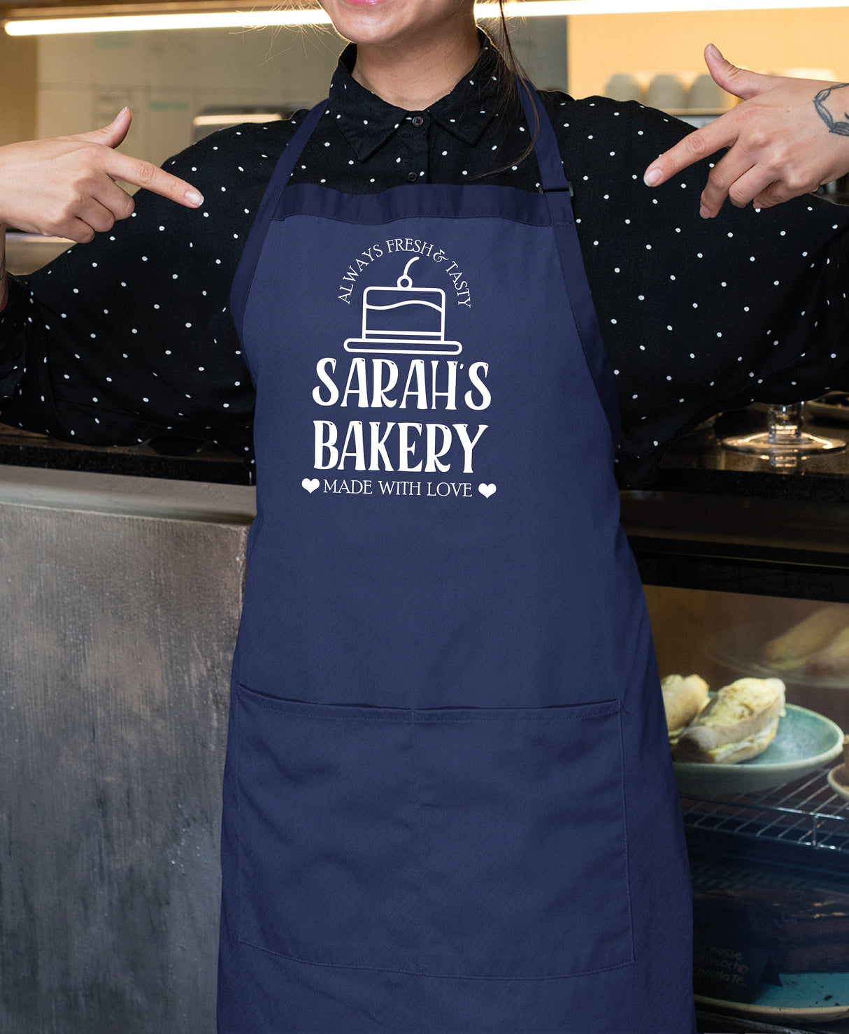 Baking Apron, Baker Apron, Bakery Gift, Cooking Apron, Custom Apron, Apron For Women, Personalized Apron, Personalize Apron - Arria Home