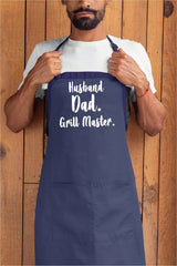 Fathers Day Apron, Bbq Dad Apron, Husband Dad Grill Master, Grill Dad Apron, Apron For Men, Fathers Day Gift, Husband Apron, Gifts For Dad - Arria Home